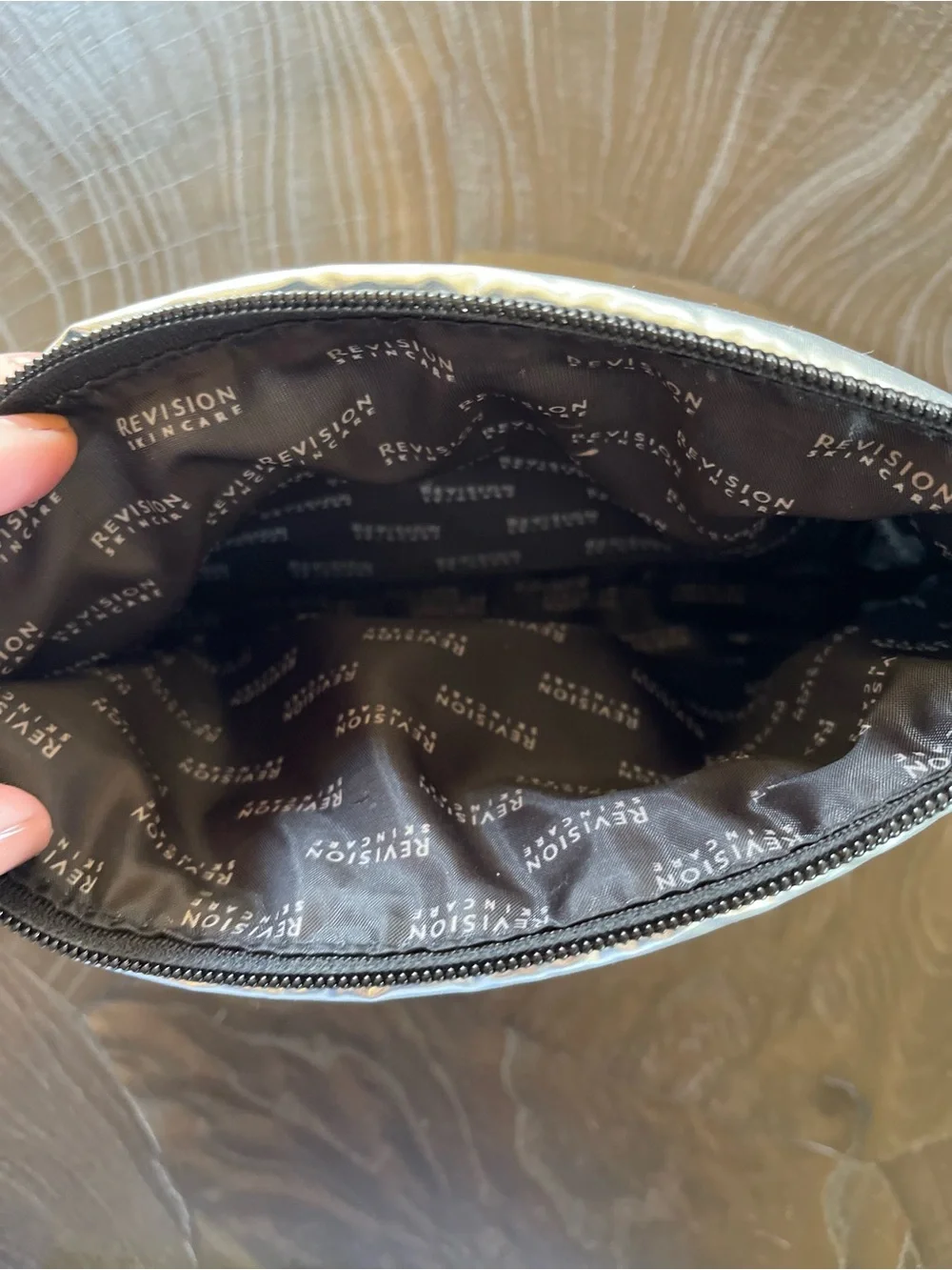 Revision Skincare Iridescent Puffer Cosmetic Bag